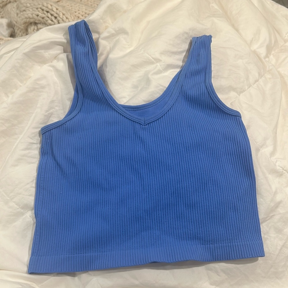 blue suzette collection tank top